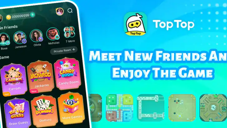 TopTop: Games&Chat feature graphic