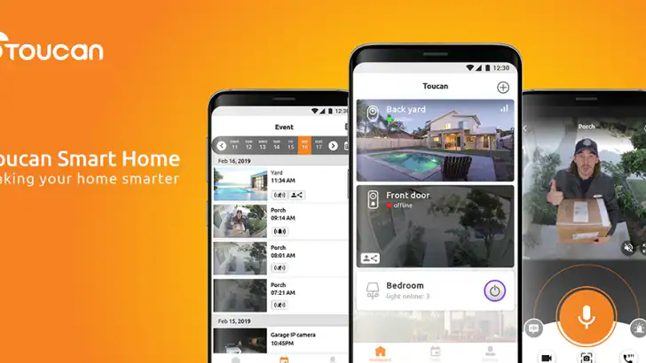 Toucan Smart Home feature graphic