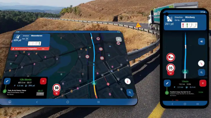 Trucker GPS & Maps | CargoTour feature graphic