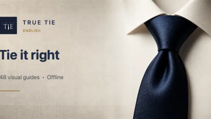 True Tie: Tie Knot Guide feature graphic
