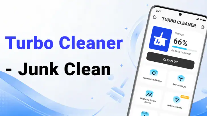 Turbo Cleaner - Junk Clean feature graphic