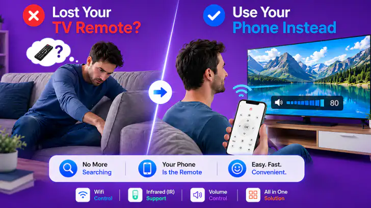 TV Remote Control feature graphic