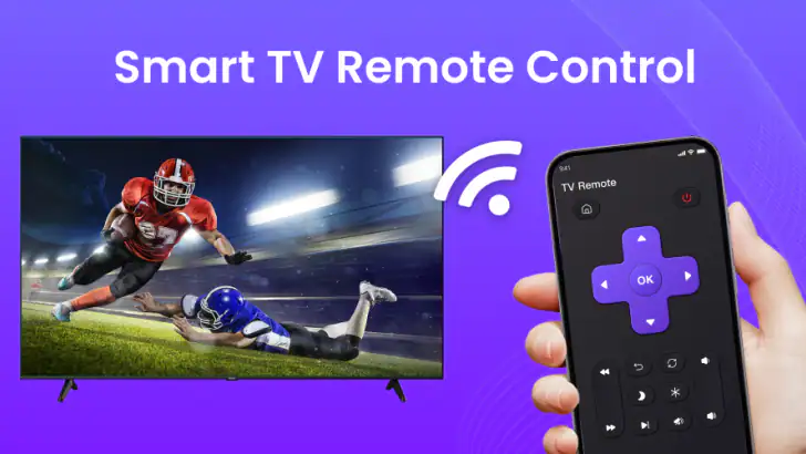 TV Remote control for All TV feature graphic