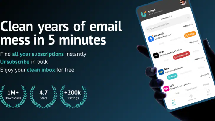 Unroll.Me - Inbox Mail Cleaner feature graphic