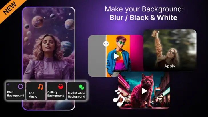 Video Background Changer feature graphic