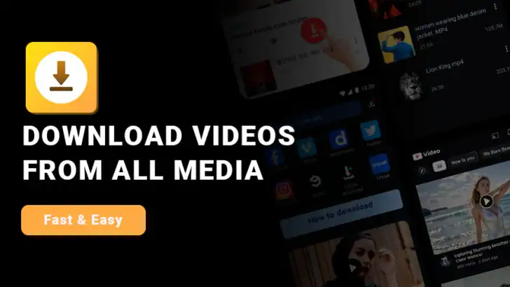 Video Downloader, Download All feature graphic