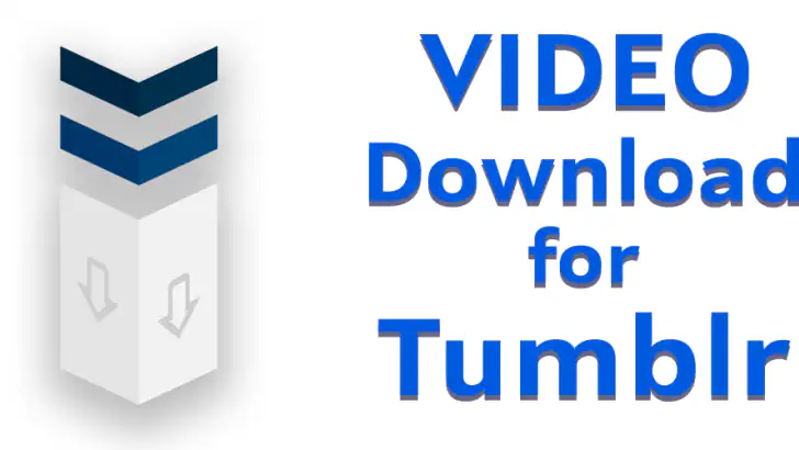 Video Downloader for Tumblr feature graphic