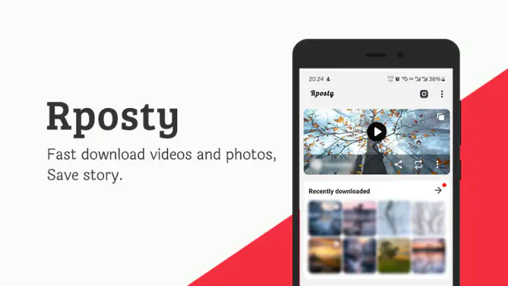 Video downloader - Story Saver feature graphic