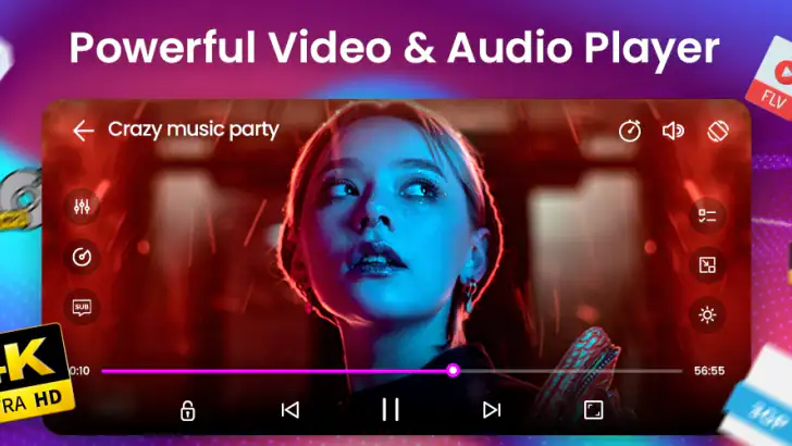 Video Player - PRO Version feature graphic