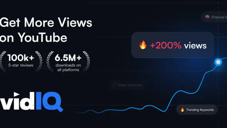 vidIQ for YouTube feature graphic