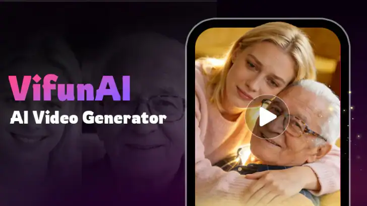 VifunAI : AI Video Generator feature graphic