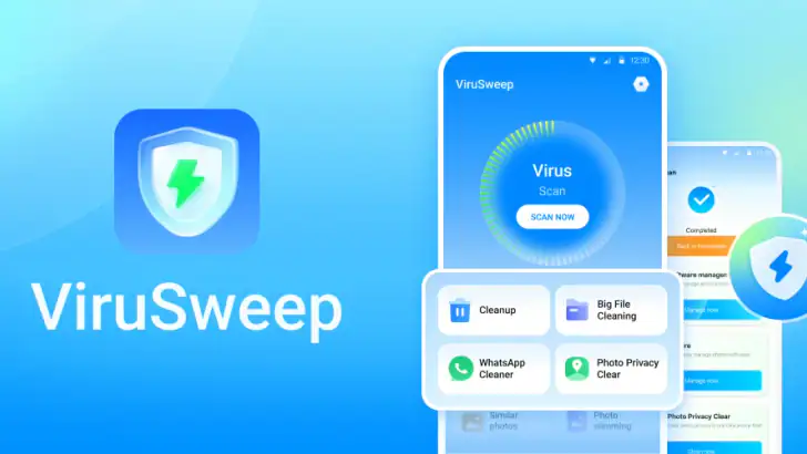 ViruSweep - Antivirus & Clean feature graphic