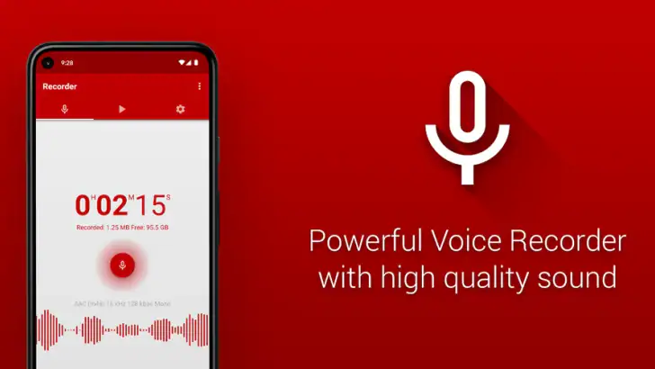Voice Recorder Pro feature graphic