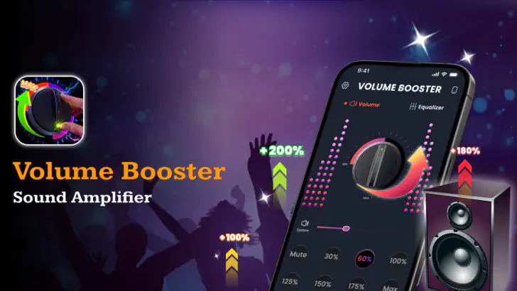 Volume Booster-Sound Amplifier feature graphic