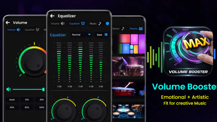 Volume Booster - Sound Booster feature graphic
