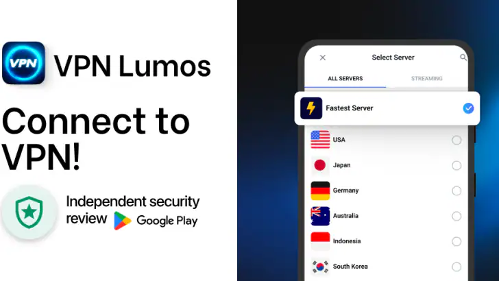 VPN Lumos: Fast VPN feature graphic
