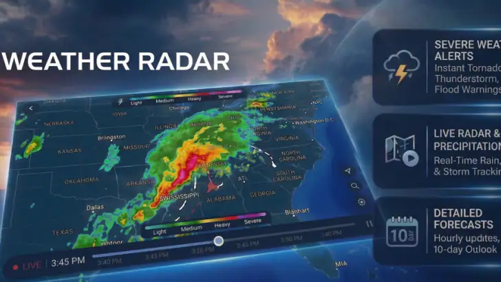 Weather Radar: Live Storm Map feature graphic