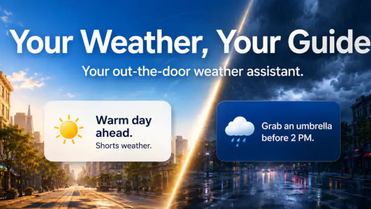 WeatherGuide: Forecast & Radar feature graphic
