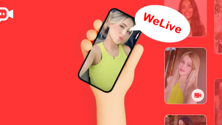 WeLive - Video Chat&Meet feature graphic