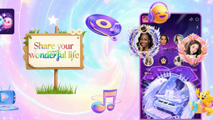 Wikoo - Voice Chat Party&Games feature graphic