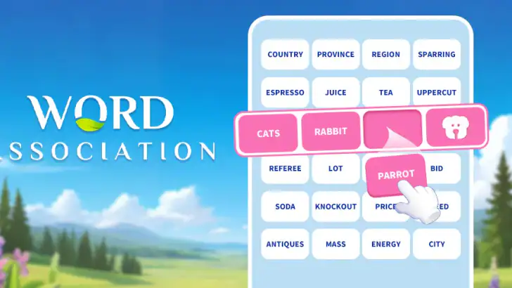 Word Association Sort: Puzzle feature graphic