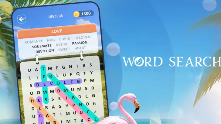 Word Search Serenity feature graphic