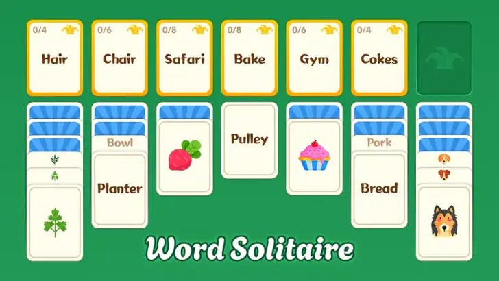 Worditaire: Word Solitaire feature graphic