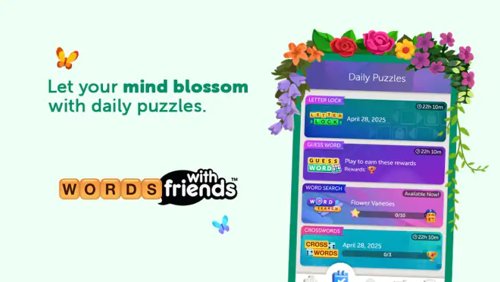Words With Friends Word Game feature graphic