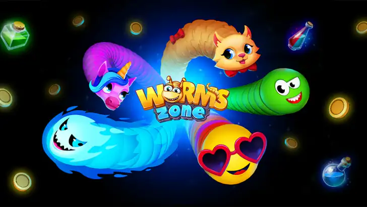 Worms Zone .io - Hungry Snake feature graphic
