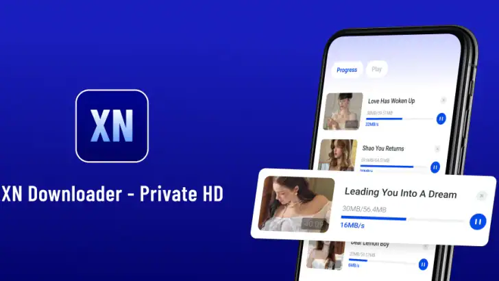 XN Downloader - Private HD feature graphic
