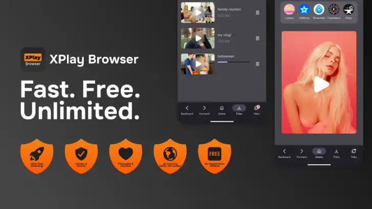 XPlay Browser feature graphic