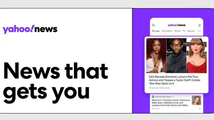 Yahoo News: Daily News For You feature graphic