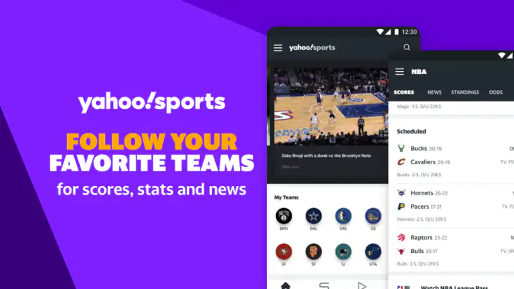 Yahoo Sports: Scores and News feature graphic