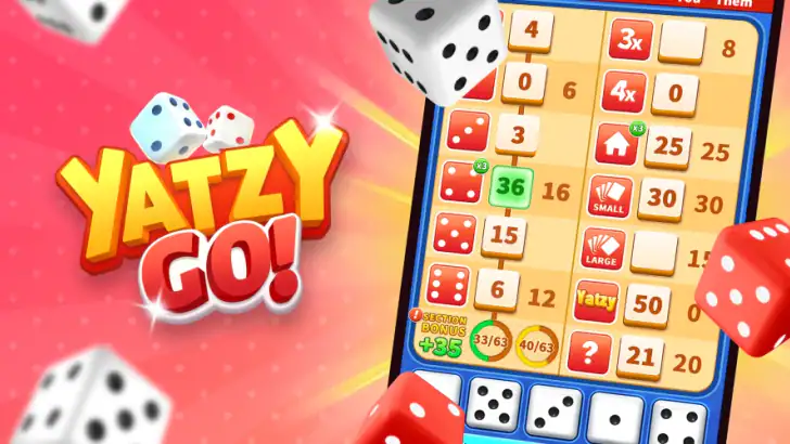 Yatzy GO! Classic Dice Game feature graphic