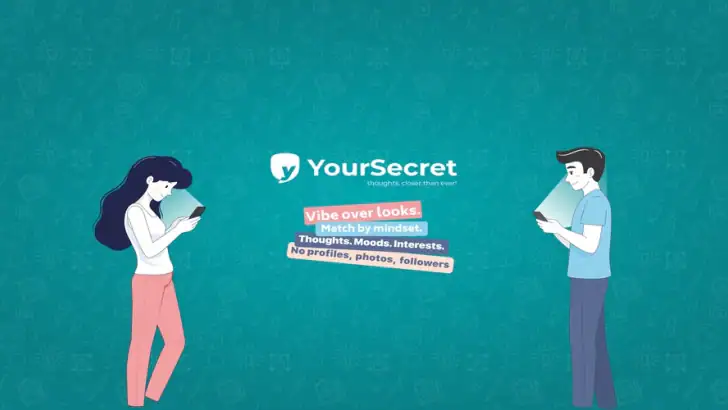 YourSecret - Match by Mindset. feature graphic