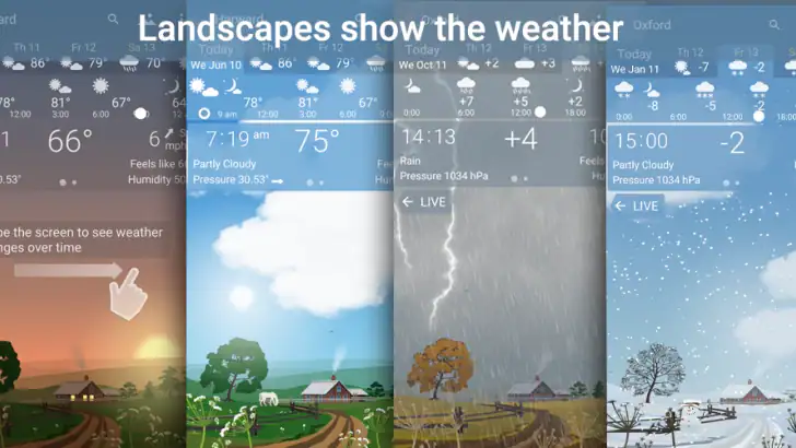 YoWindow Weather feature graphic