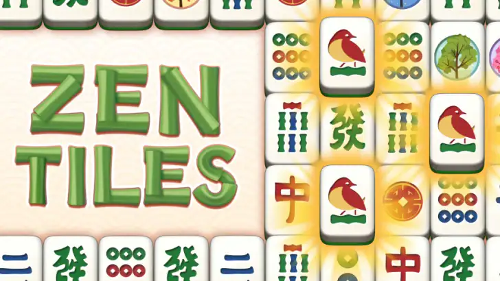 Zen Tiles - Mahjong Match feature graphic