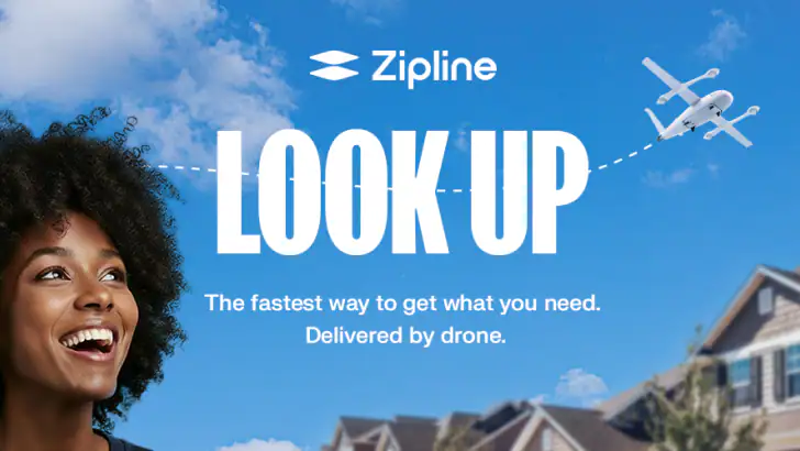 Zipline - Drone Delivery feature graphic