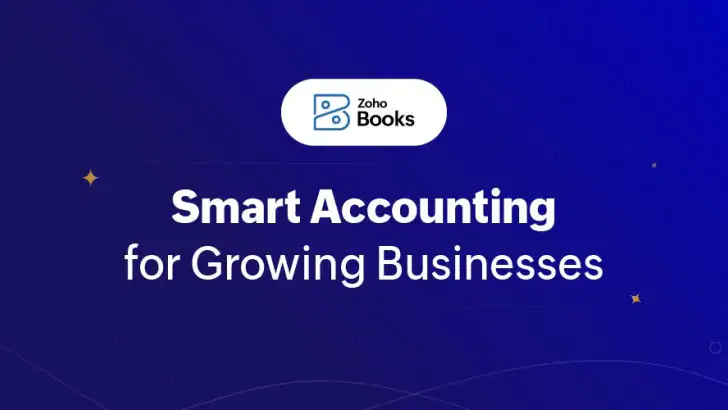 Zoho Books - Accounting App feature graphic
