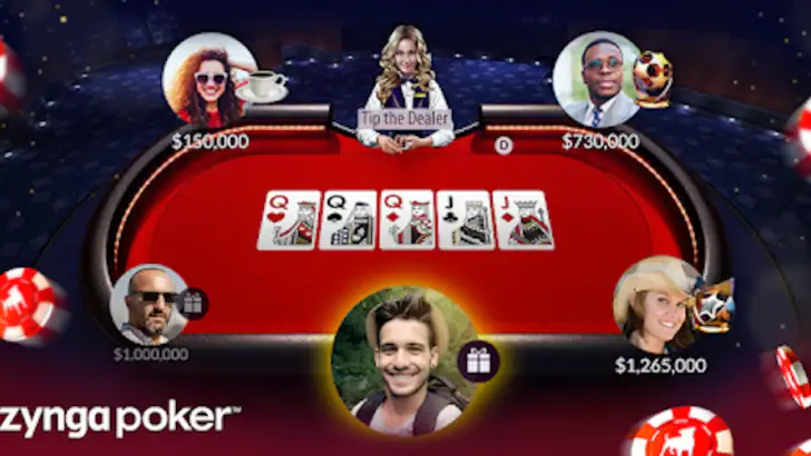 Zynga Poker- Texas Holdem Game feature graphic