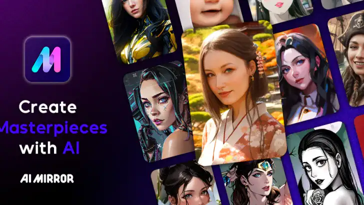 AI Mirror: AI Art Photo Editor feature graphic