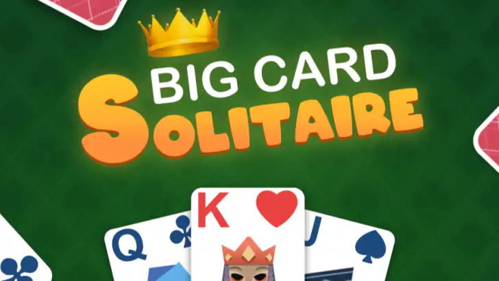 Big Card Solitaire feature graphic