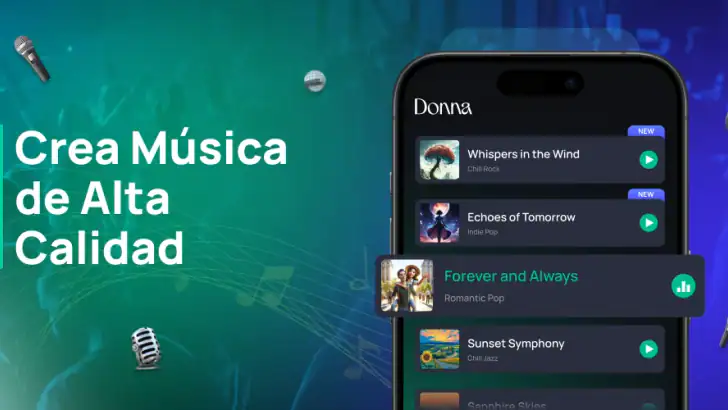 Donna IA Generador de Música feature graphic