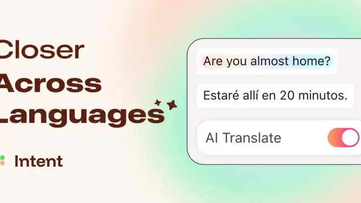 Intent - Traduce tus chats feature graphic