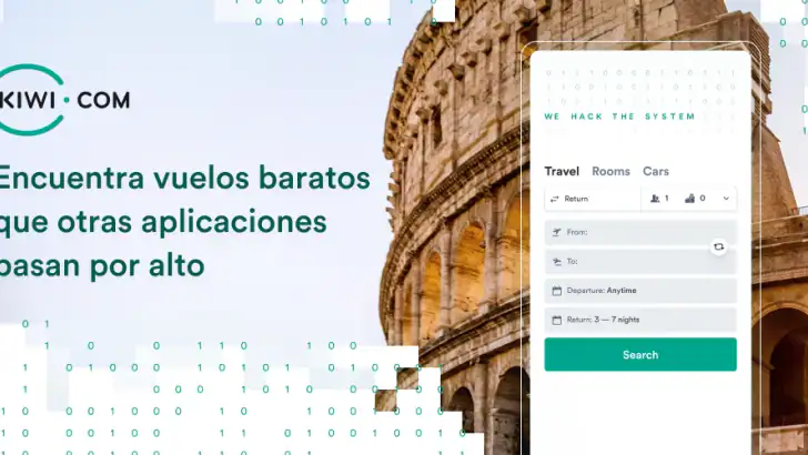 Kiwi.com - Vuelos baratos feature graphic