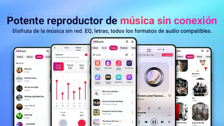 Mp3 Music Player - MMusic feature graphic