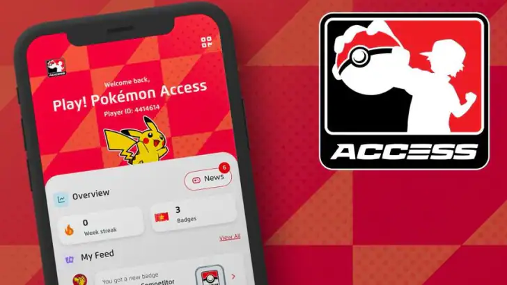Play! Pokémon Access feature graphic