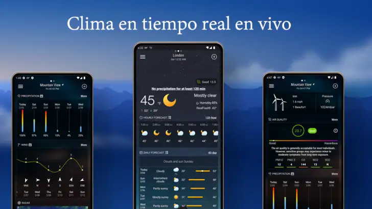 Pronóstico del tiempo local feature graphic