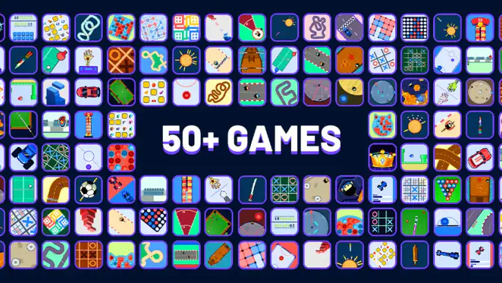 2 Player Games - Offline feature graphic