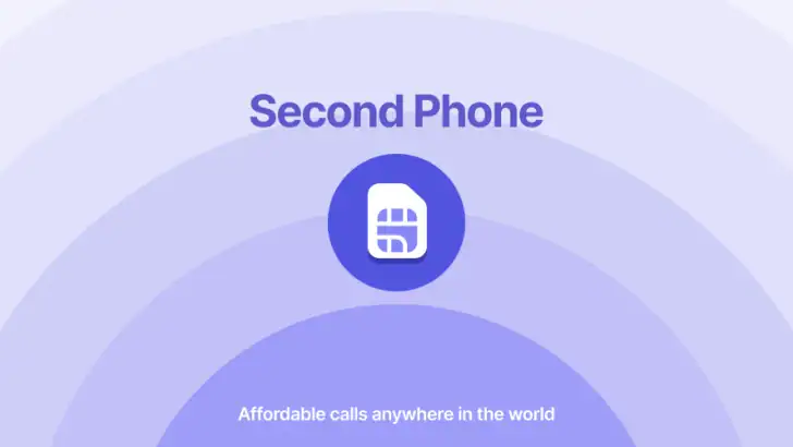 2nd Phone Number: Second Line feature graphic